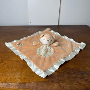 Lovey Baby Douglas Fox Security Blanket Jordan Lil Snuggler W/ Mushrooms Plush